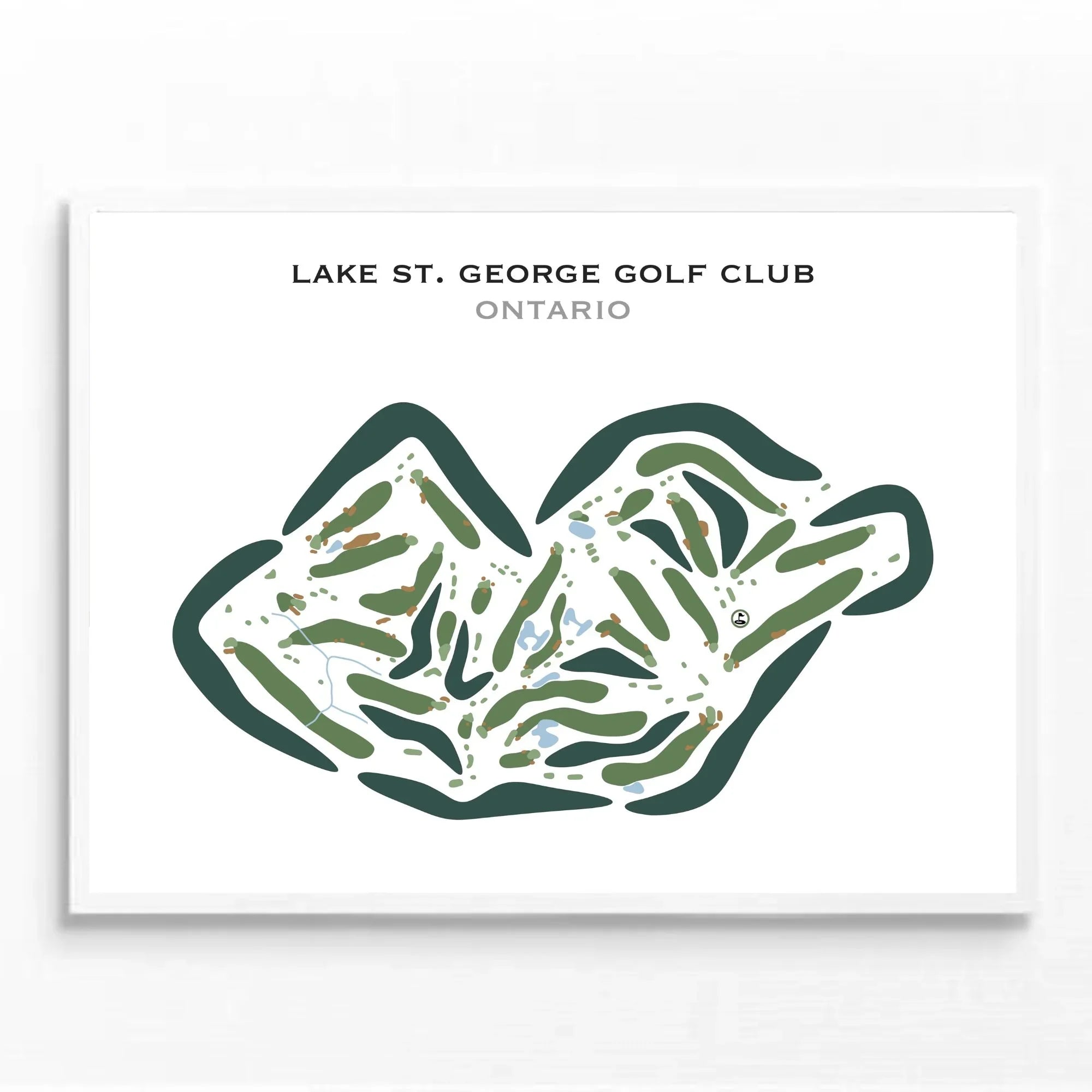 Lake St. George Golf Club, Ontario, Canada - Printed Golf Courses