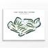 Lake Tahoe Golf Course, California - Printed Golf Courses