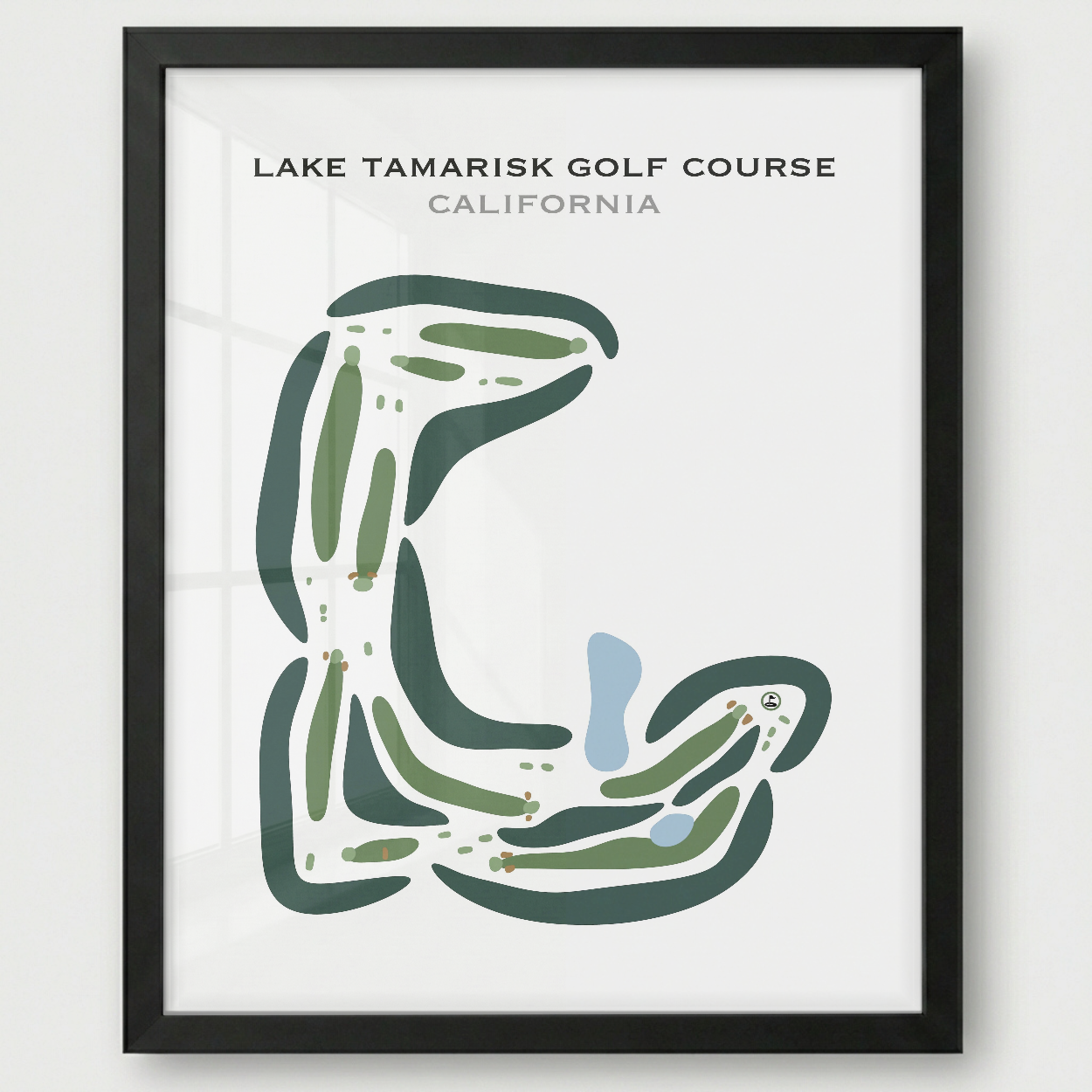 Lake Tamarisk Golf Course, California - Printed Golf Courses