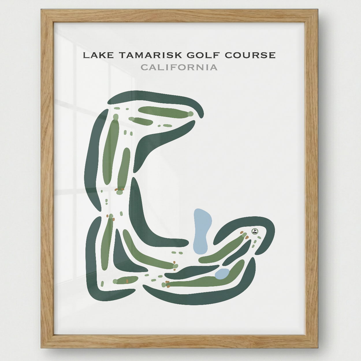 Lake Tamarisk Golf Course, California - Printed Golf Courses