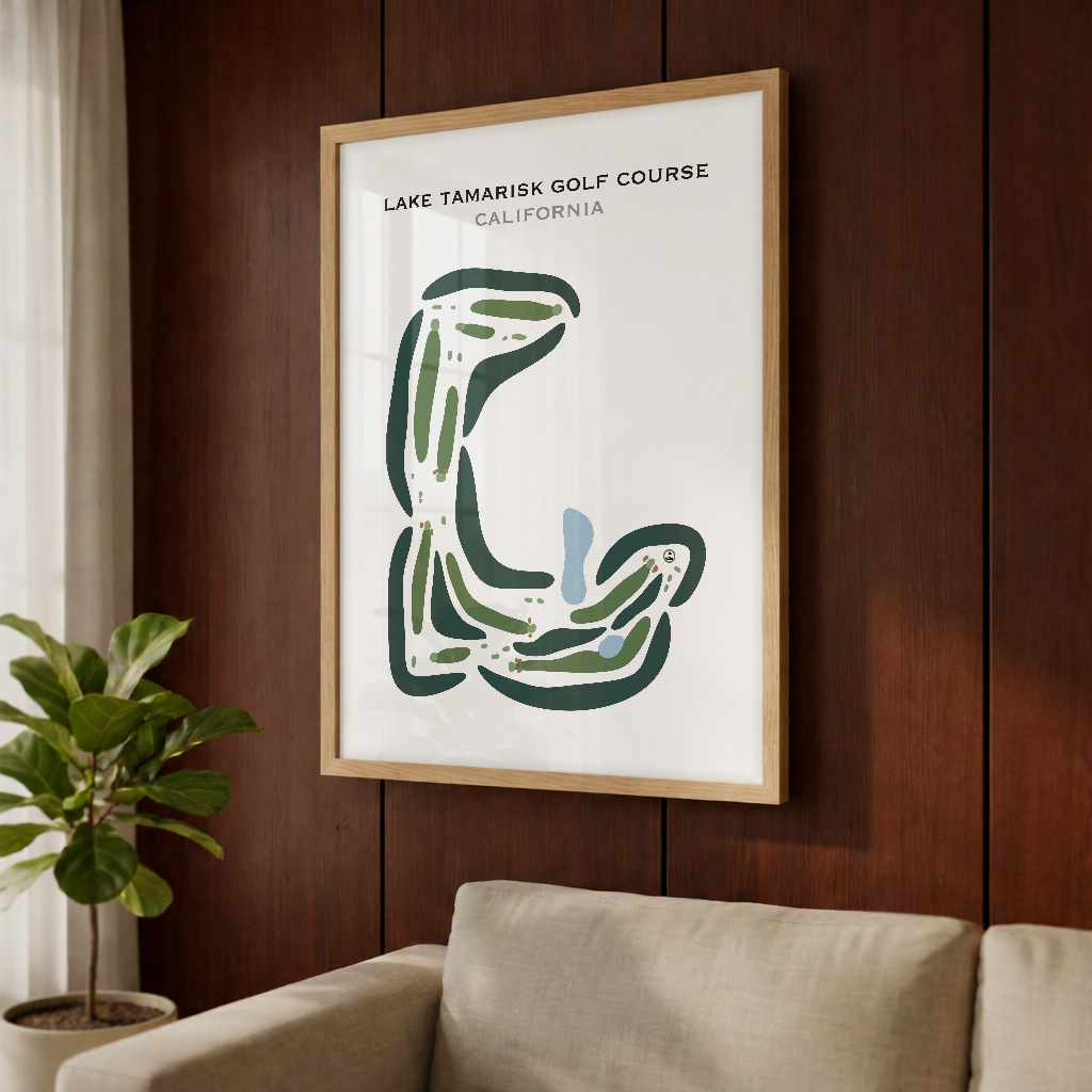 Lake Tamarisk Golf Course, California - Printed Golf Courses