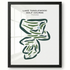 Lake Tanglewood Golf Course, Texas - Printed Golf Courses