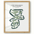 Lake Tanglewood Golf Course, Texas - Printed Golf Courses