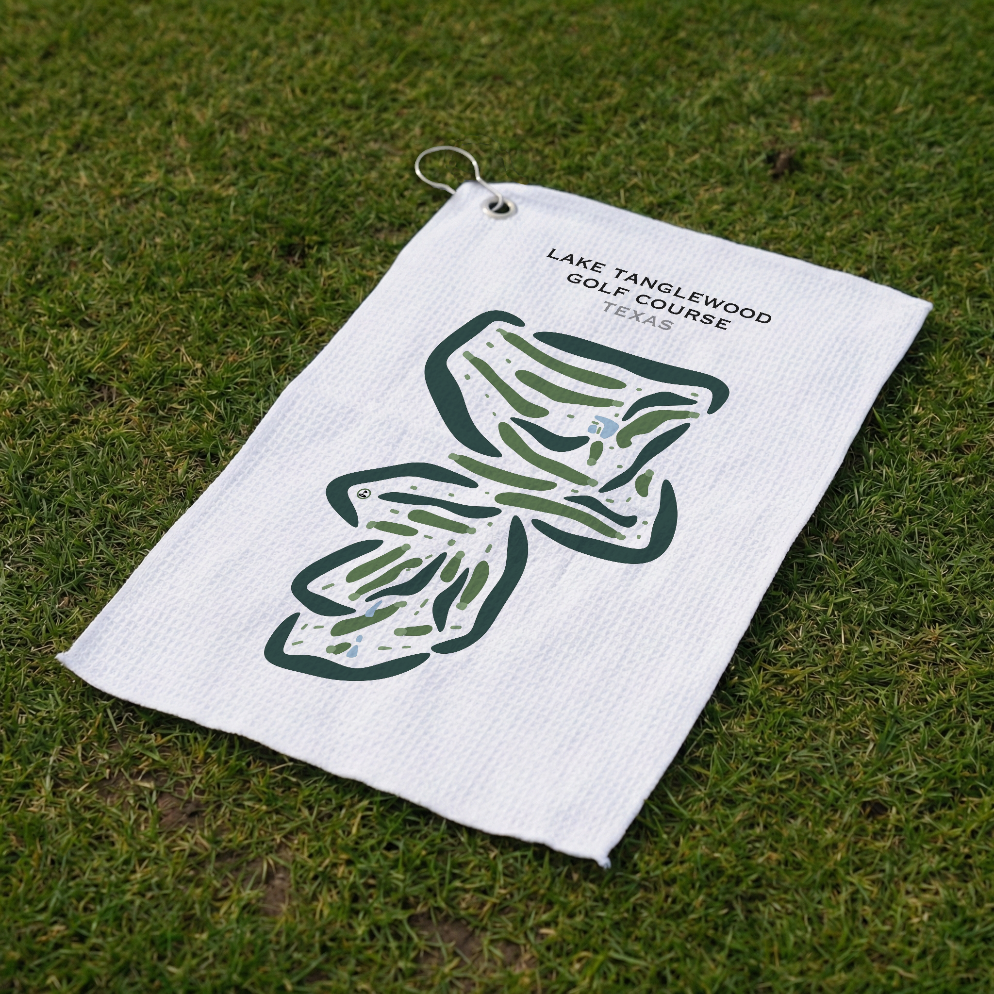 Lake Tanglewood Golf Course, Texas - Printed Golf Courses