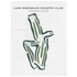 Lake Waramaug Country Club, Connecticut - Printed Golf Courses