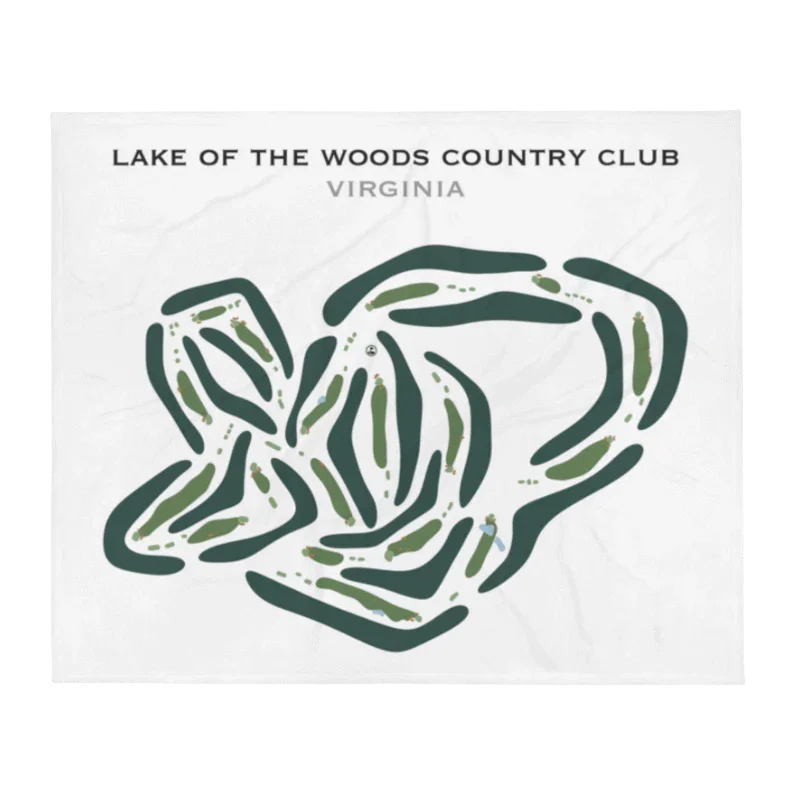 Lake of the Woods Country Club, Virginia - Printed Golf Courses