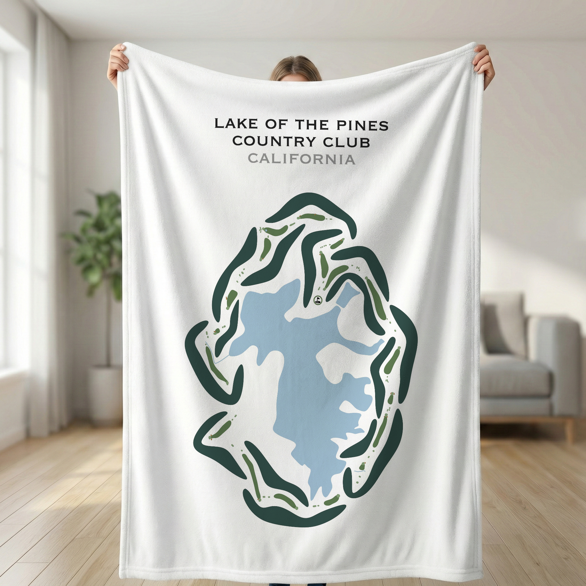 Lake of the Pines Country Club, California - Printed Golf Courses