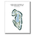 Lakeland Golf Course at Quechee Club, Vermont - Printed Golf Courses