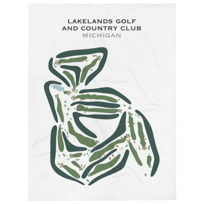 Lakelands Golf & Country Club, Michigan - Printed Golf Course
