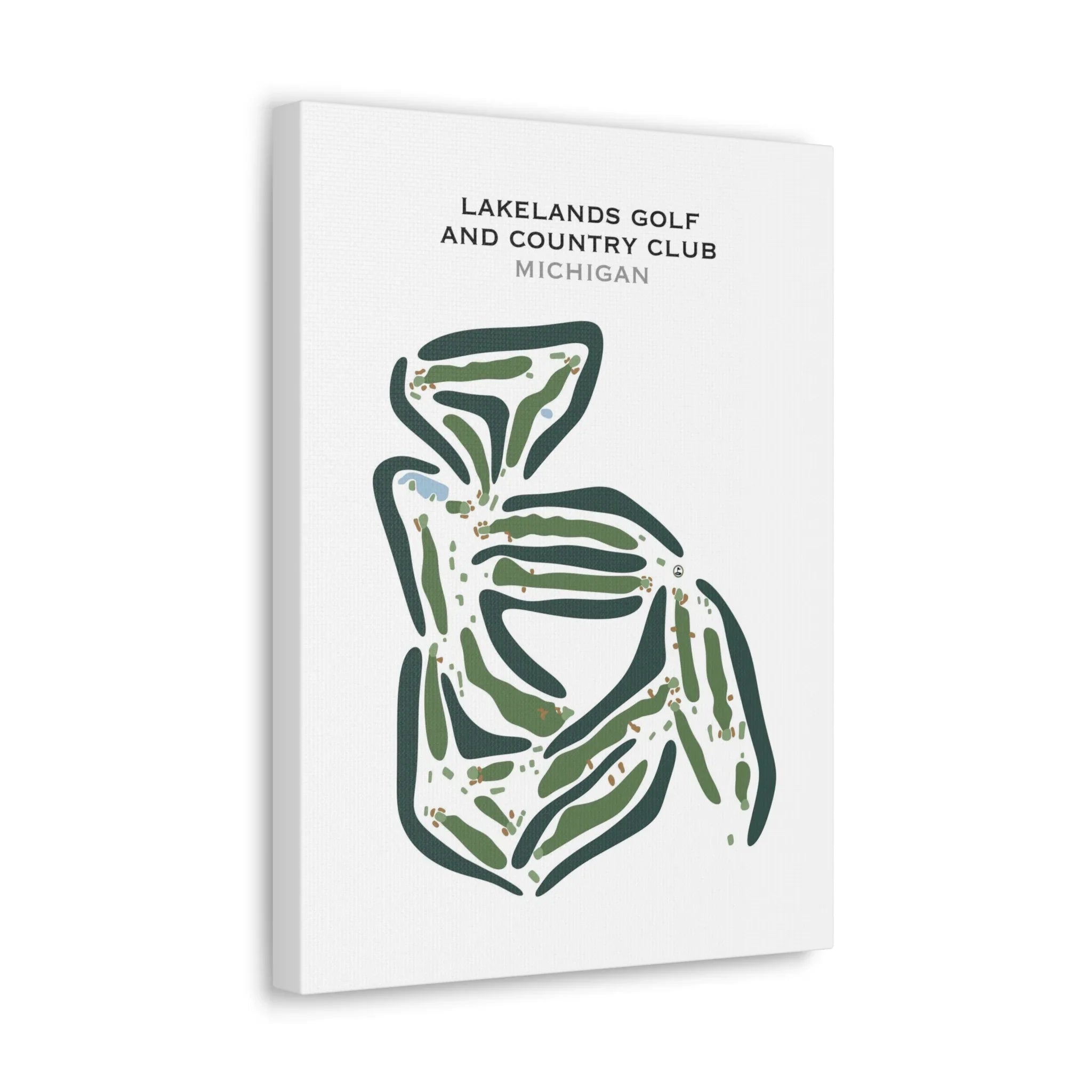 Lakelands Golf & Country Club, Michigan - Printed Golf Course