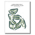 Lakelands Golf & Country Club, Michigan - Printed Golf Course