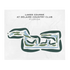 Lakes Course at Delaire Country Club, Florida - Printed Golf Courses