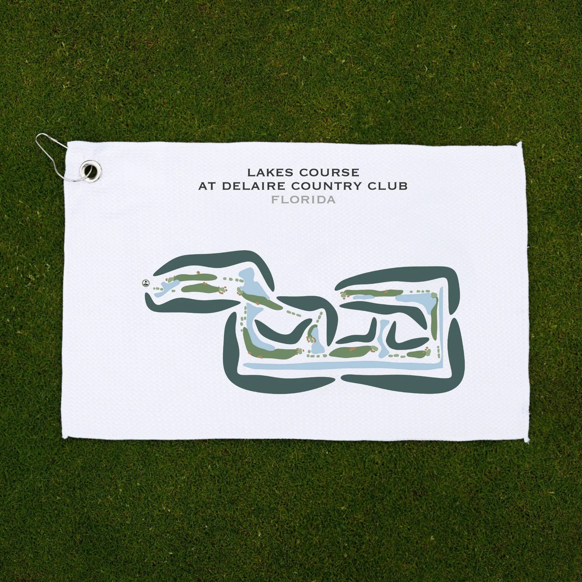 Lakes Course at Delaire Country Club, Florida - Printed Golf Courses