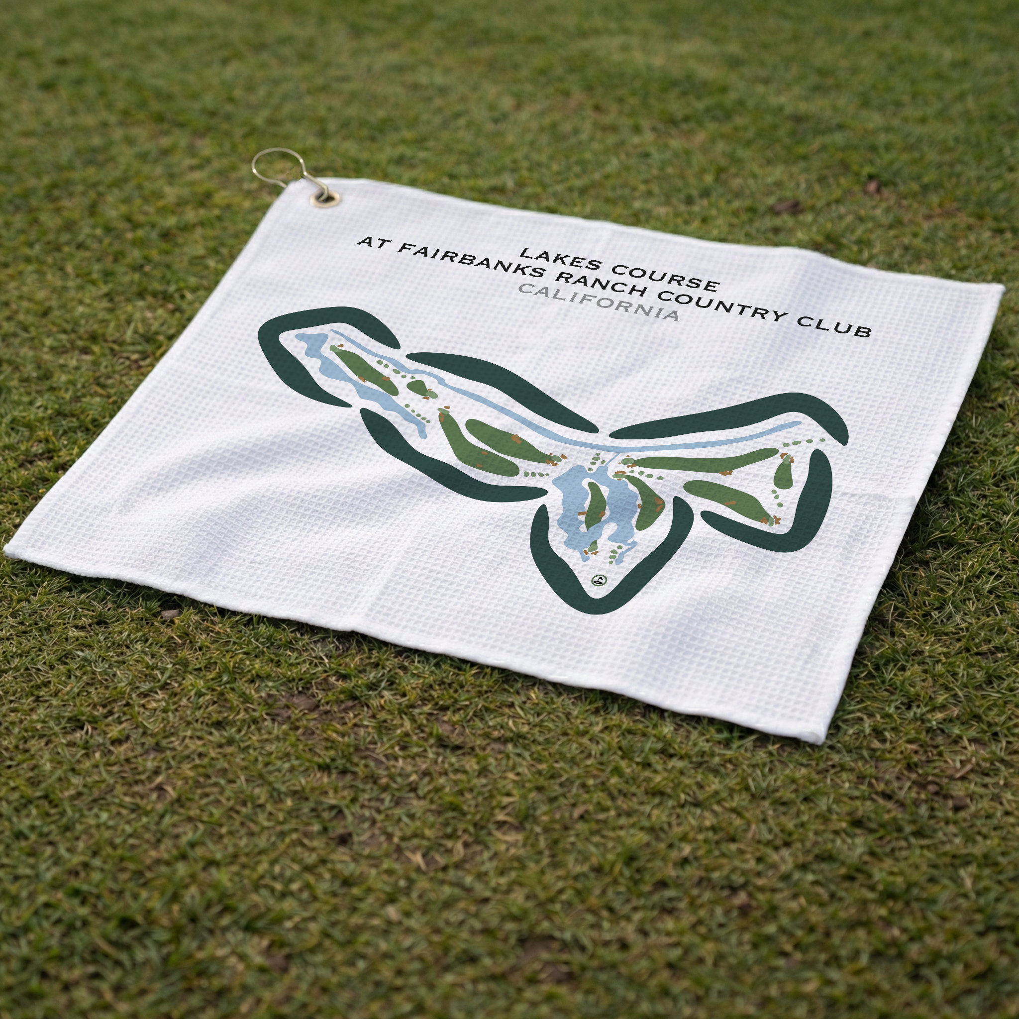 Lakes Course at Fairbanks Ranch Country Club, California - Printed Golf Courses
