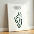 Lakes Course at North Ranch Country Club, California - Printed Golf Courses