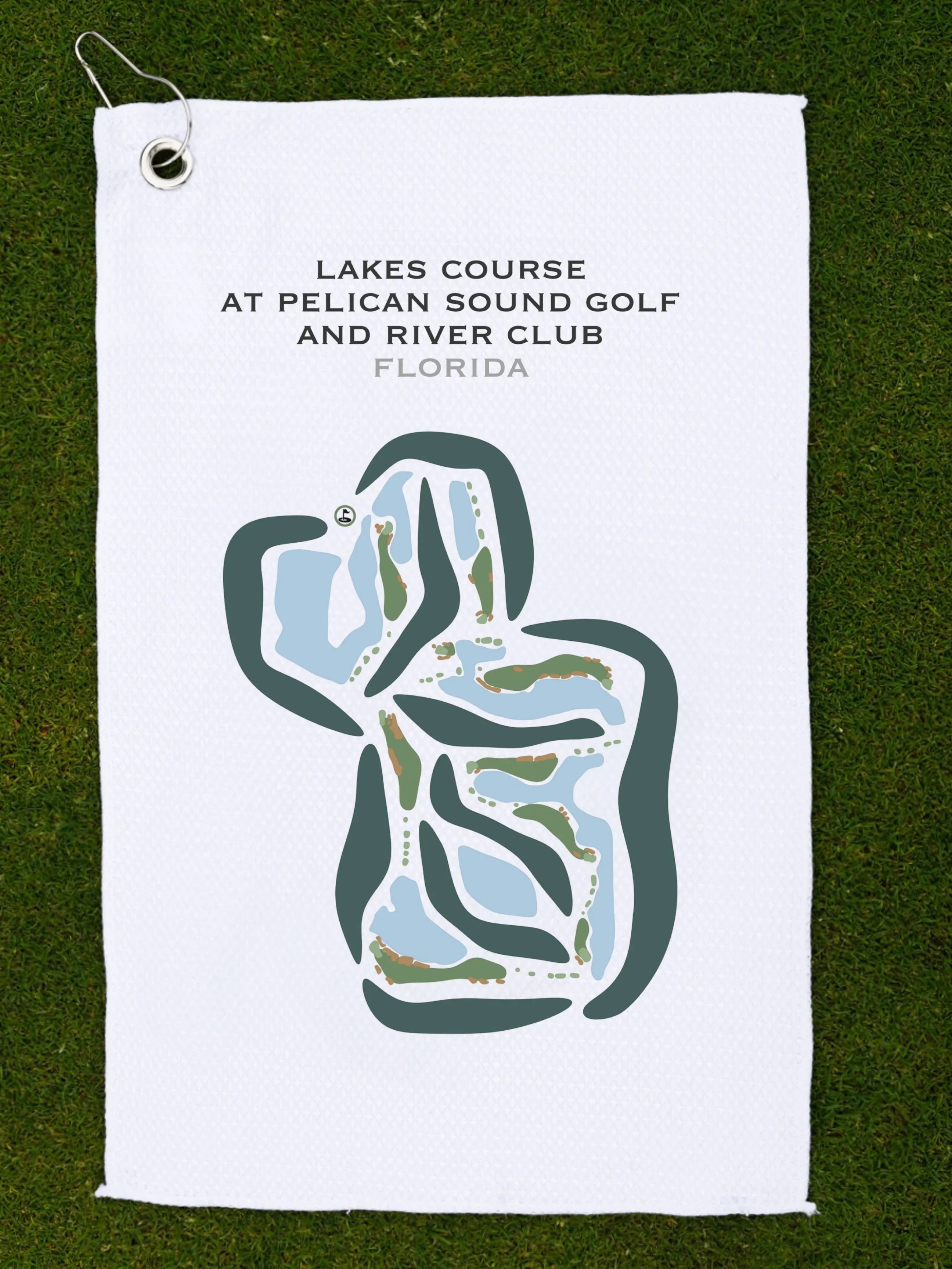 Lakes Course at Pelican Sound Golf & River Club, Florida - Printed Golf Courses