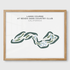 Lakes Course at Seven Oaks Country Club, California - Printed Golf Courses