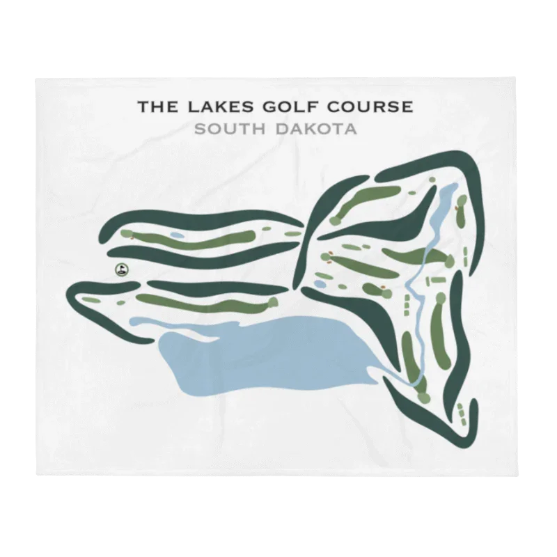 The Lakes Golf Course, South Dakota - Printed Golf Courses