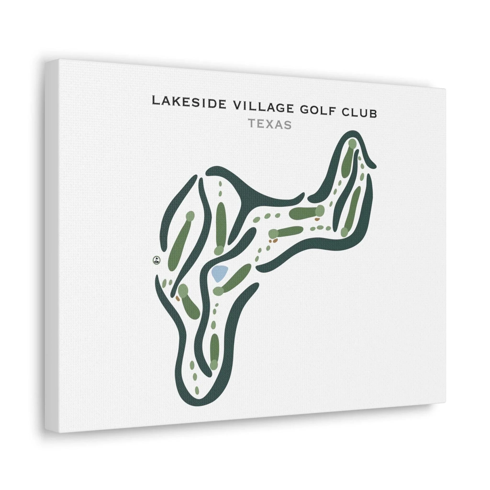 Lakeside Village Golf Club, Texas - Printed Golf Courses