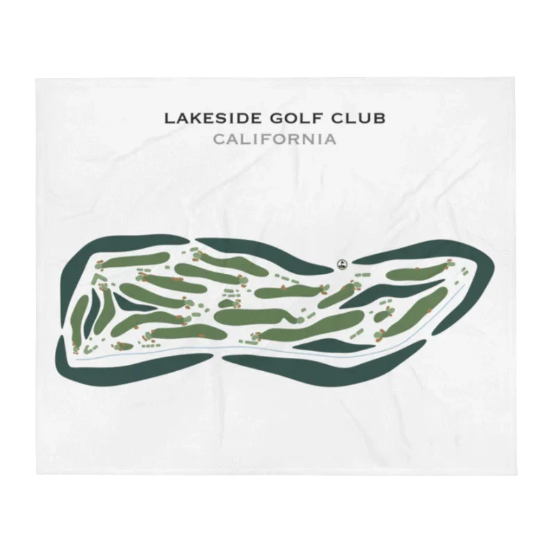 Lakeside Golf Club, California - Printed Golf Courses