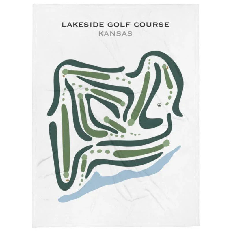 Lakeside Golf Course, Kansas - Printed Golf Courses