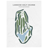 Lakeside Golf Course, Tennessee - Printed Golf Course