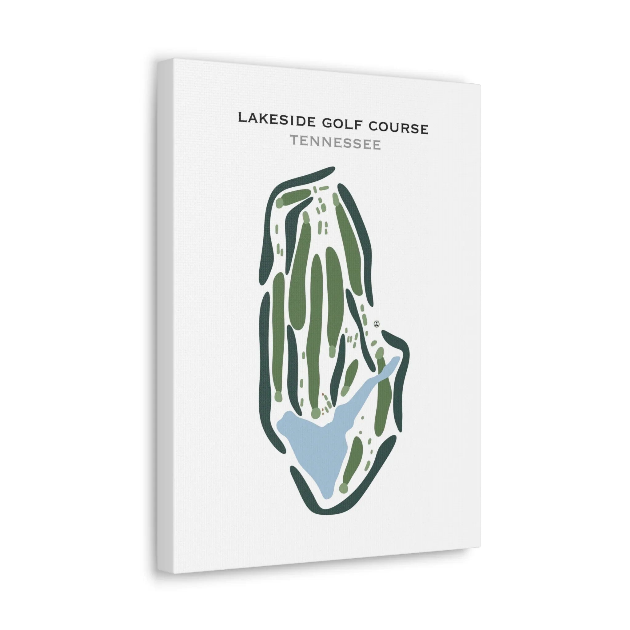 Lakeside Golf Course, Tennessee - Printed Golf Course