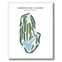 Lakeside Golf Course, Tennessee - Printed Golf Course