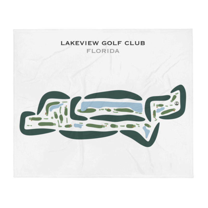 Lakeview Golf Club, Florida - Printed Golf Courses