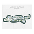 Lakeview Golf Club, Florida - Printed Golf Courses