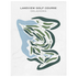 Lakeview Golf Course, Oklahoma - Printed Golf Courses