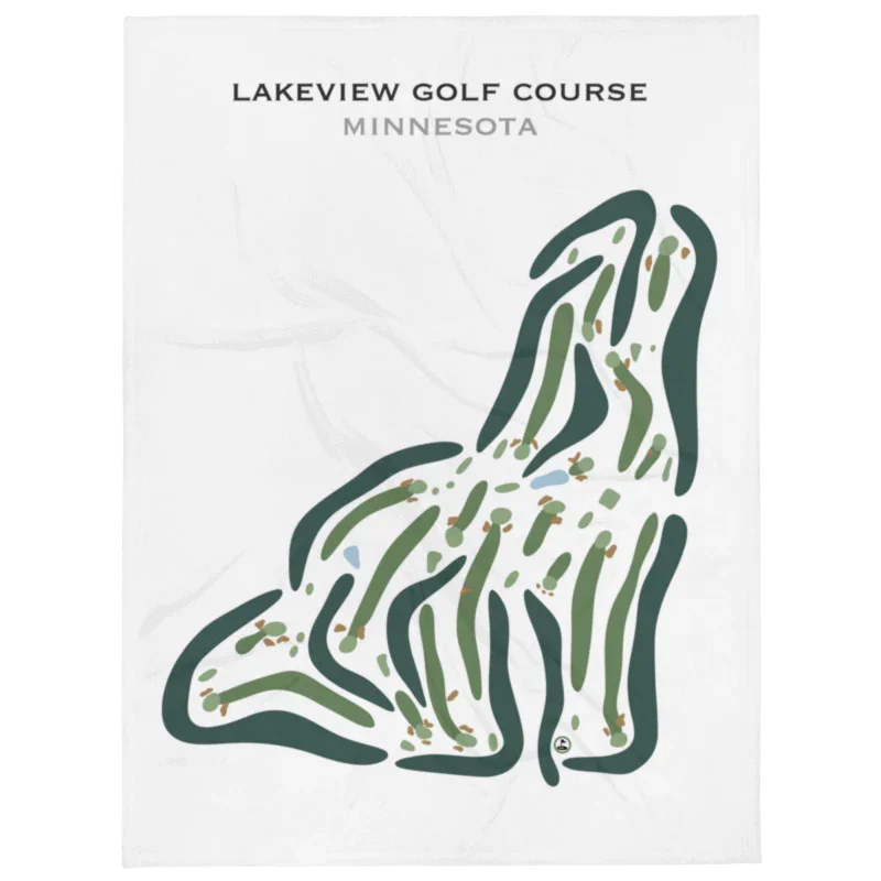 Lakeview Golf Course, Minnesota - Printed Golf Courses