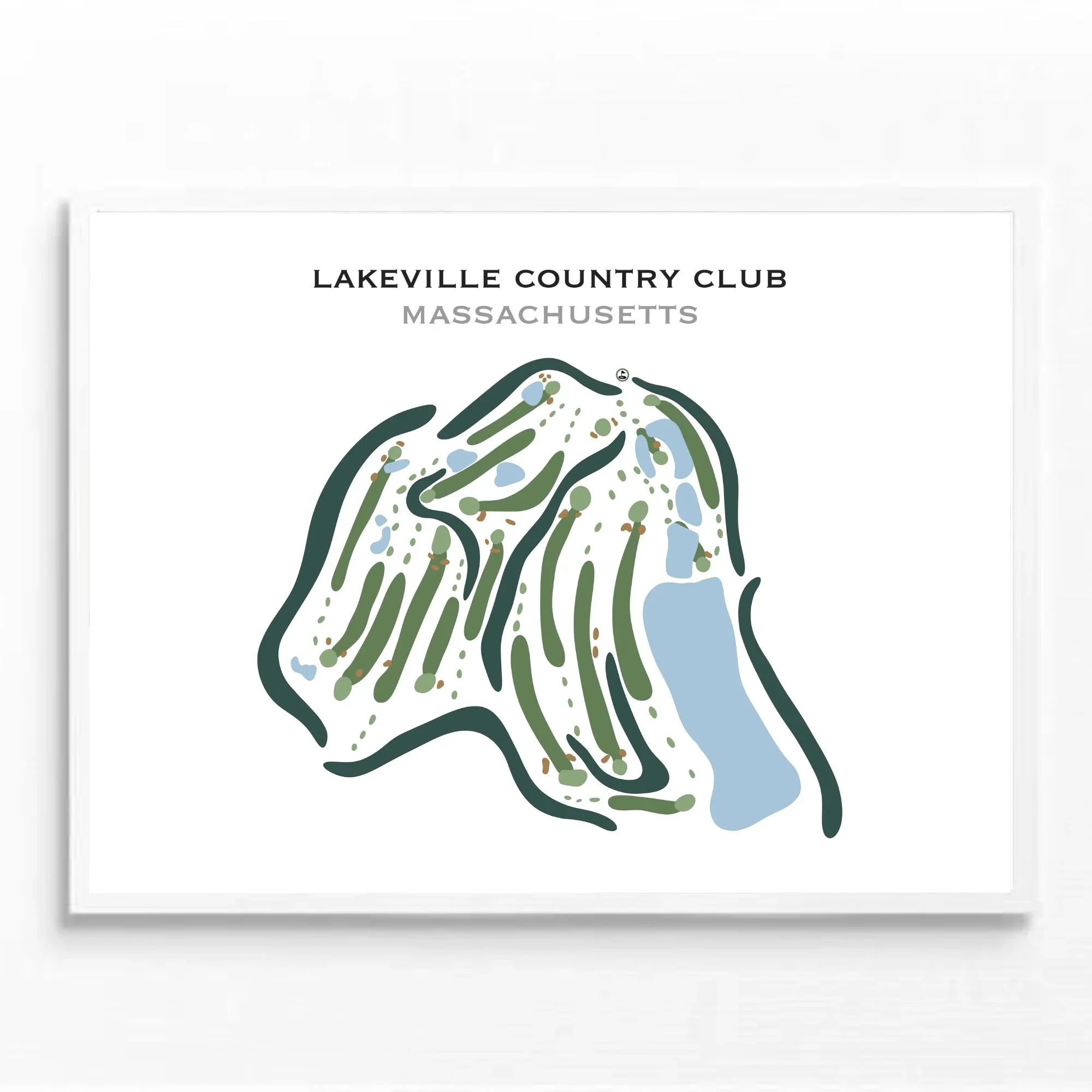Lakeville Country Club, Massachusetts - Printed Golf Courses