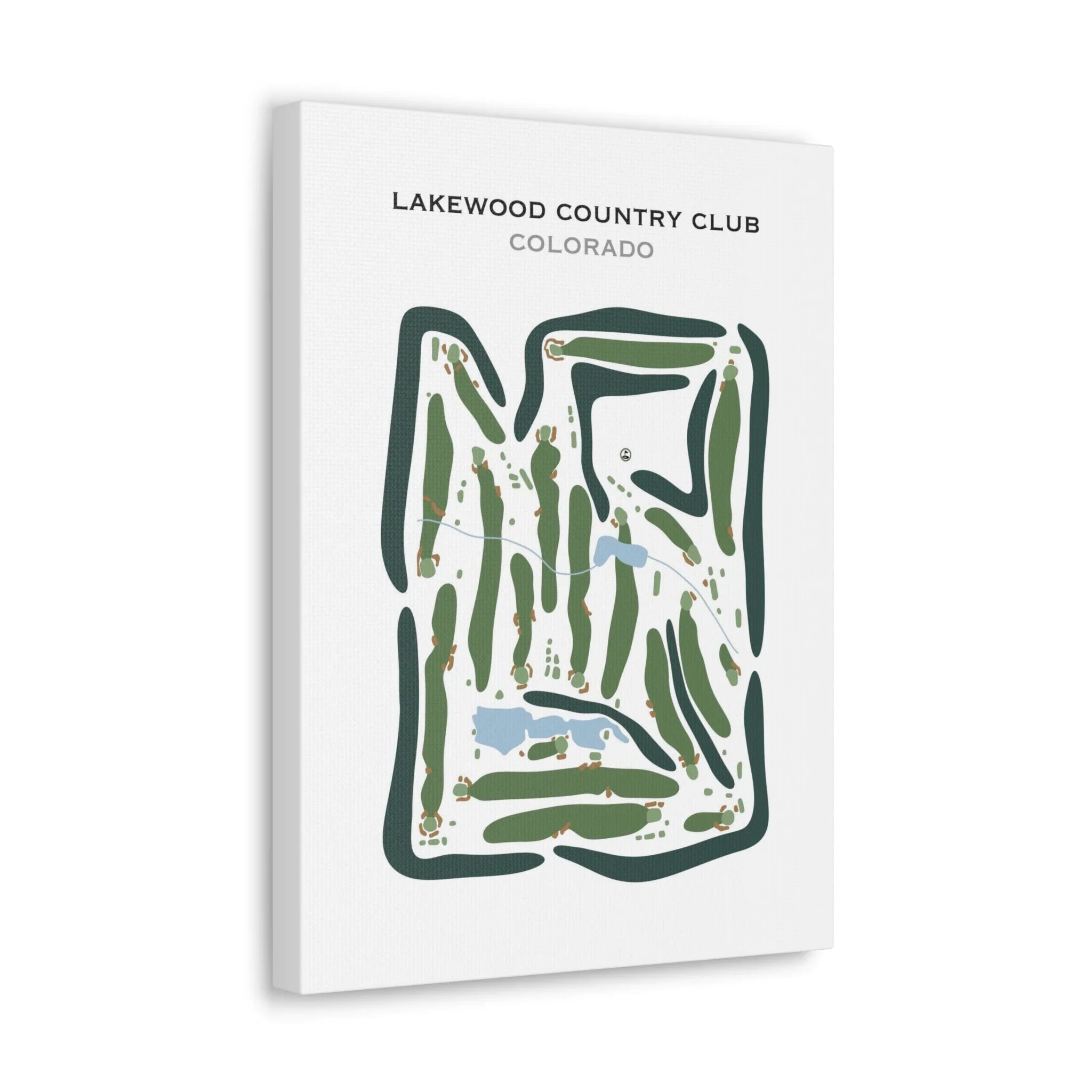 Lakewood Country Club, Colorado - Printed Golf Courses