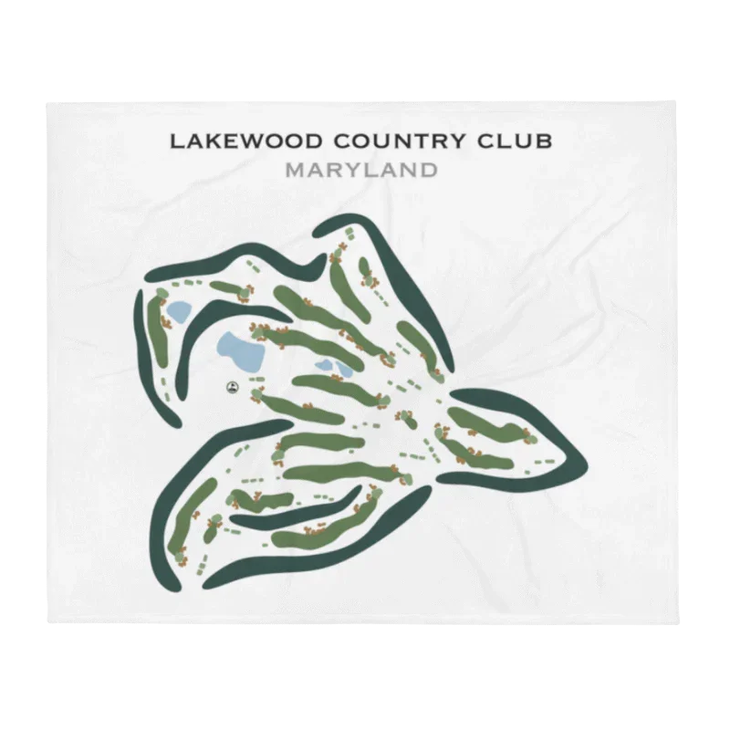 Lakewood Country Club, Maryland - Printed Golf Course