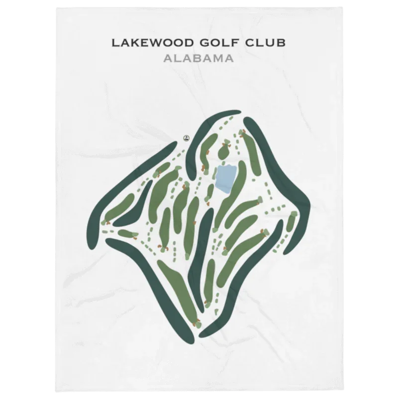 Lakewood Golf Club, Alabama - Printed Golf Courses