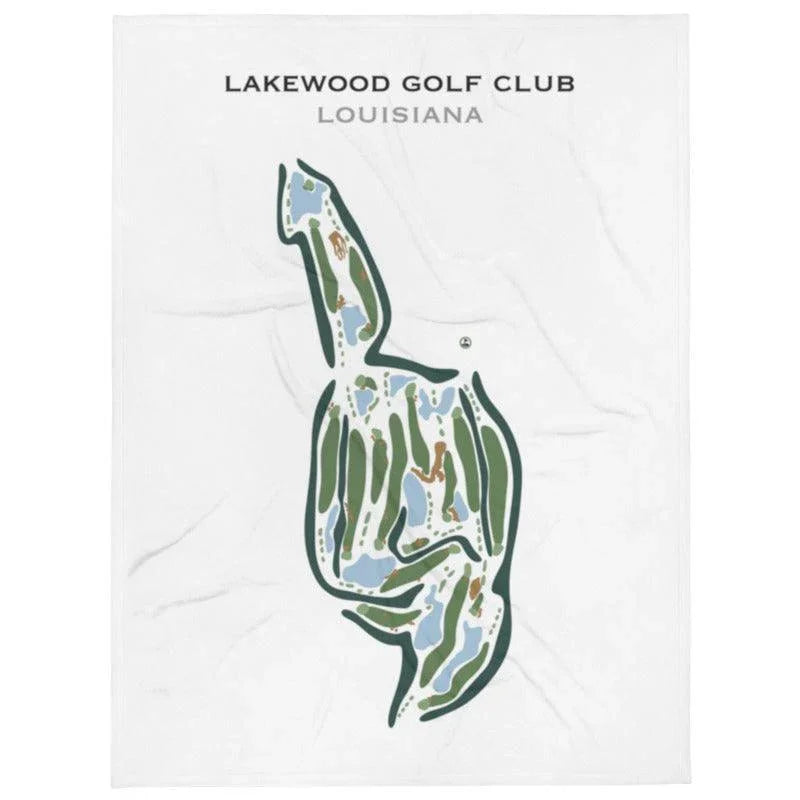 Lakewood Golf Club, Louisiana - Printed Golf Courses