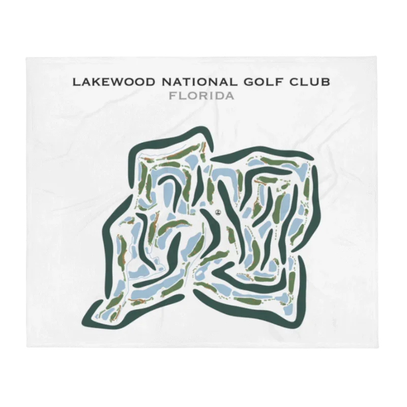Lakewood National Golf Club, Florida - Printed Golf Courses
