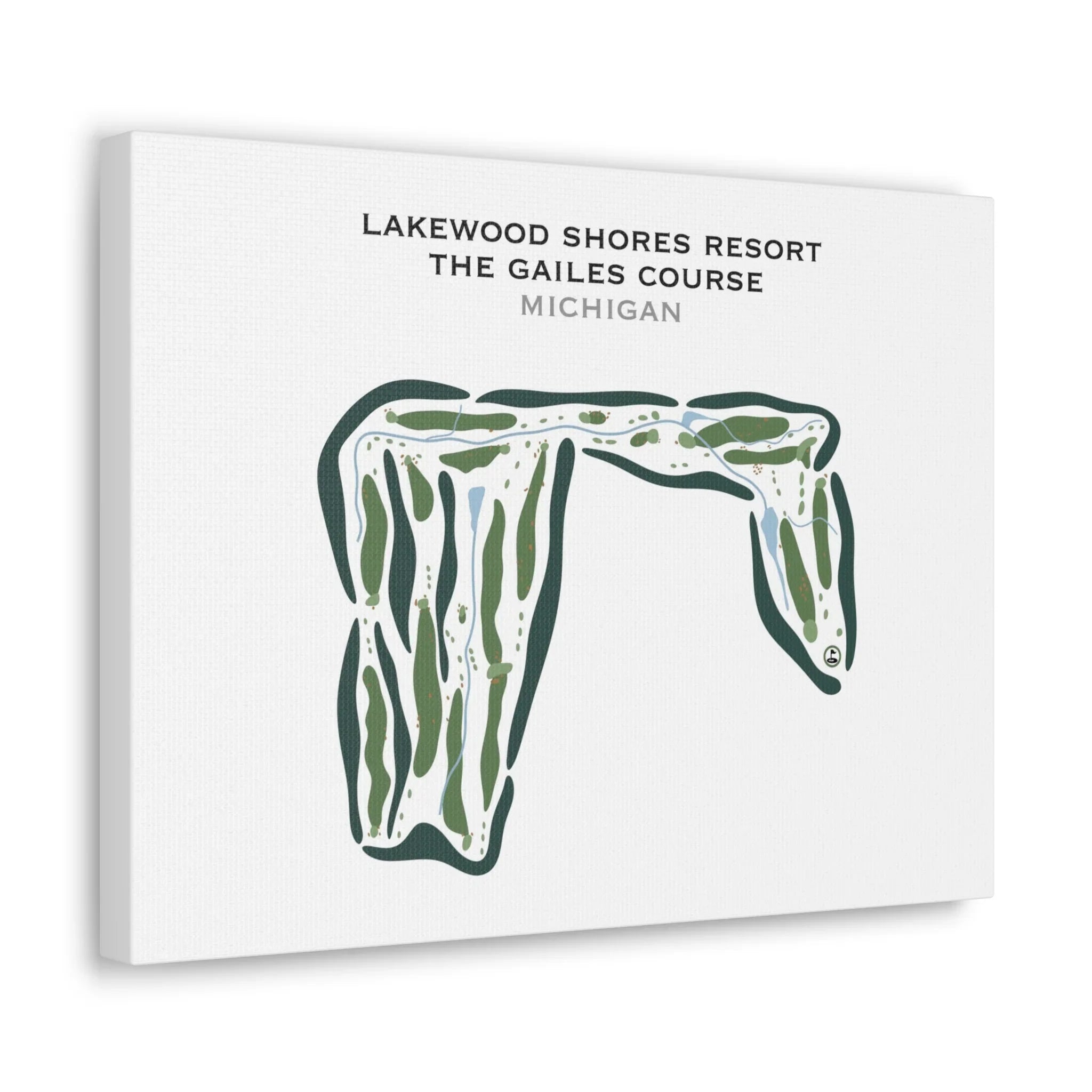 Lakewood Shores Resort, The Gailes Course, Michigan - Printed Golf Courses