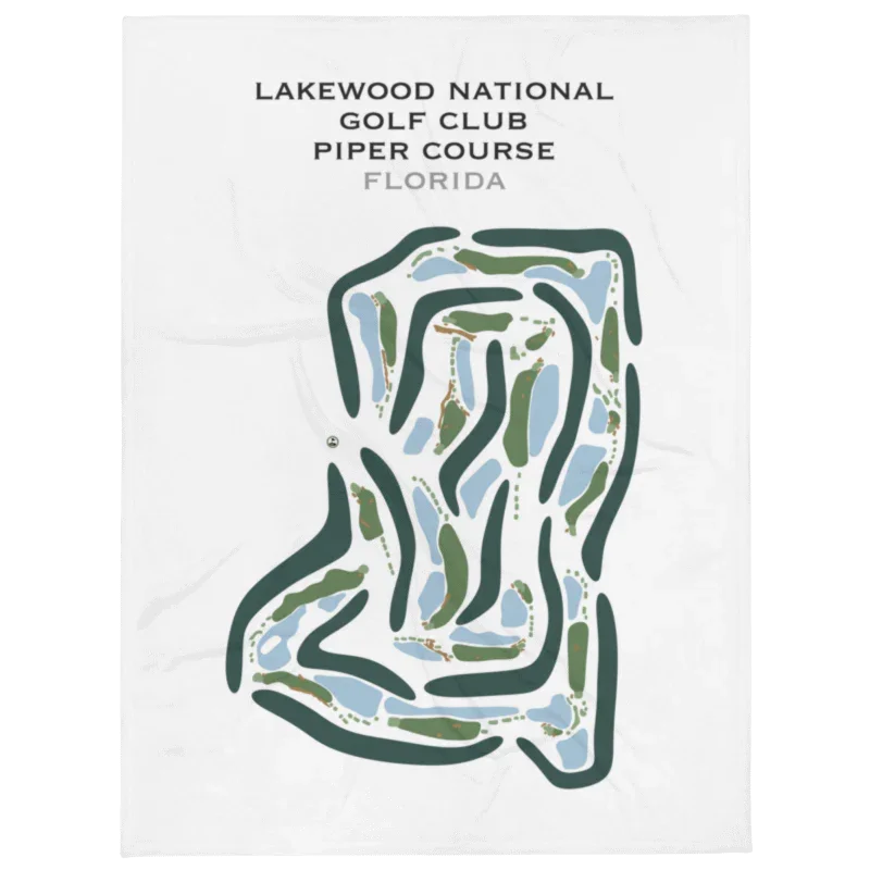Lakewood National Golf Club Piper Course, Florida - Printed Golf Courses
