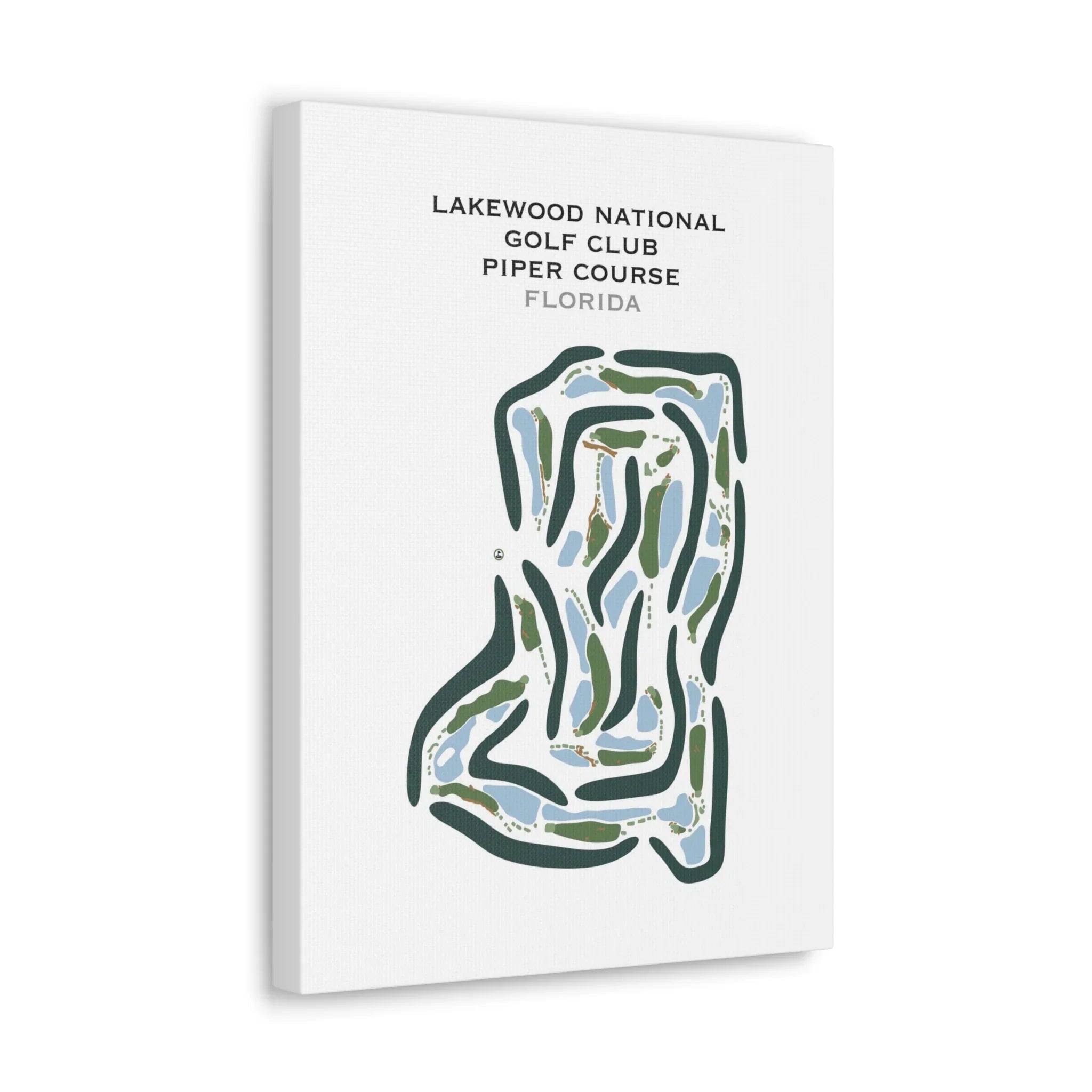 Lakewood National Golf Club Piper Course, Florida - Printed Golf Courses