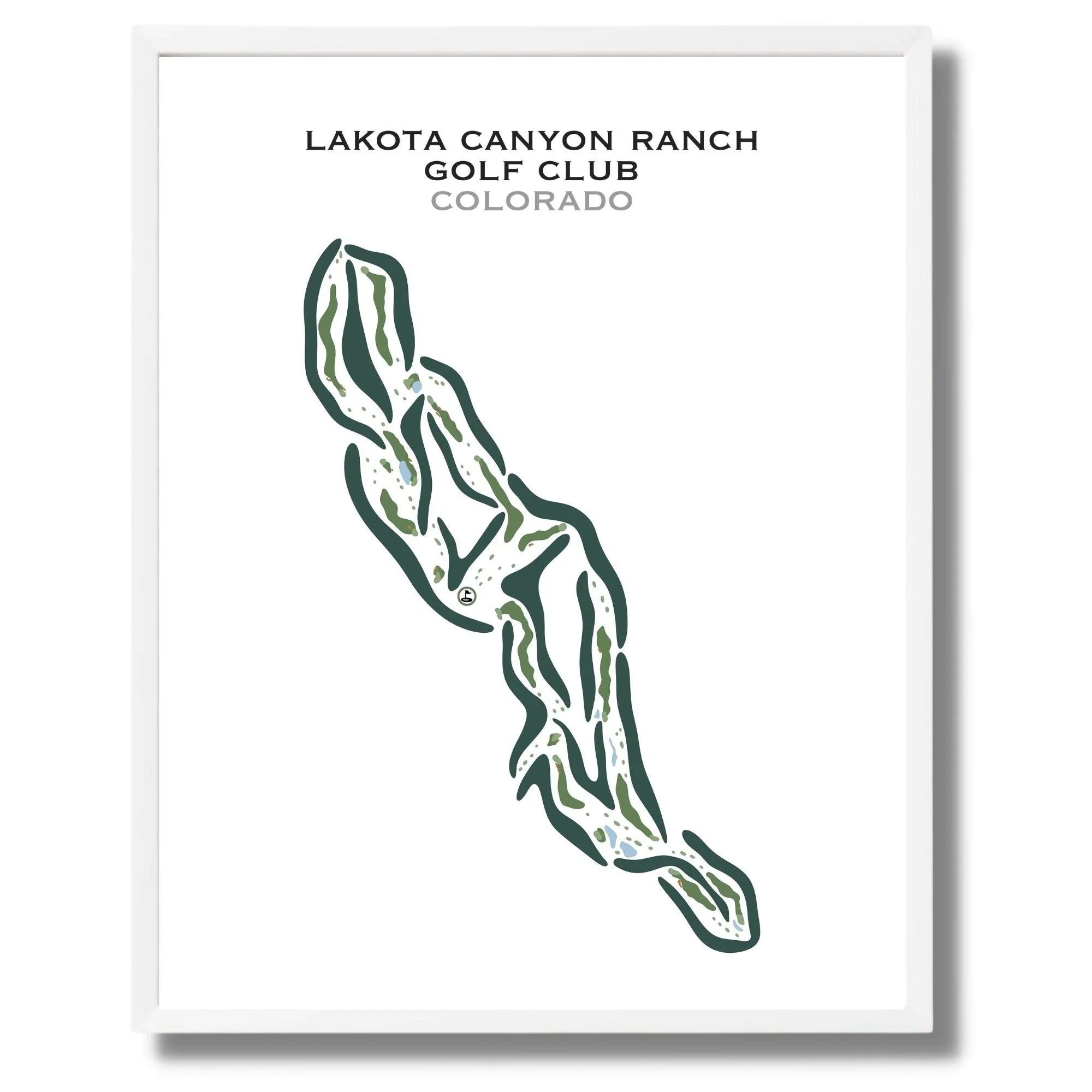 Lakota Canyon Ranch Golf Club, Colorado - Printed Golf Courses