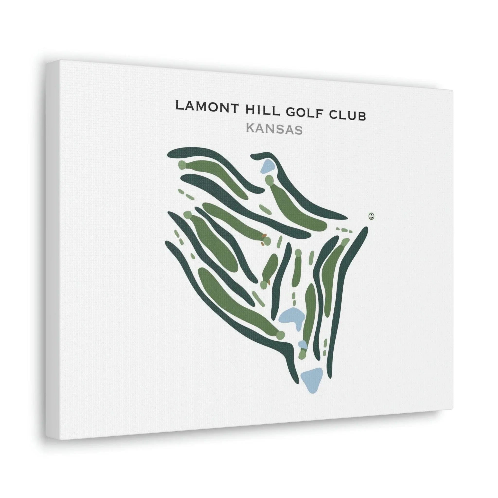 Lamont Hill Golf Club, Kansas - Printed Golf Courses