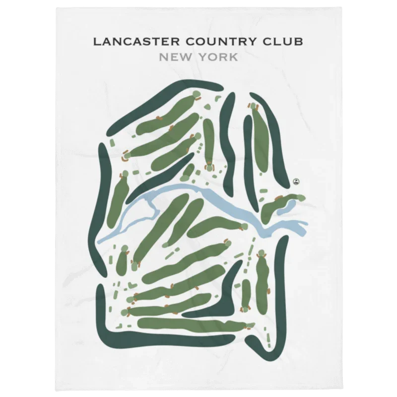 Lancaster Country Club, New York - Printed Golf Courses
