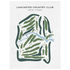 Lancaster Country Club, New York - Printed Golf Courses