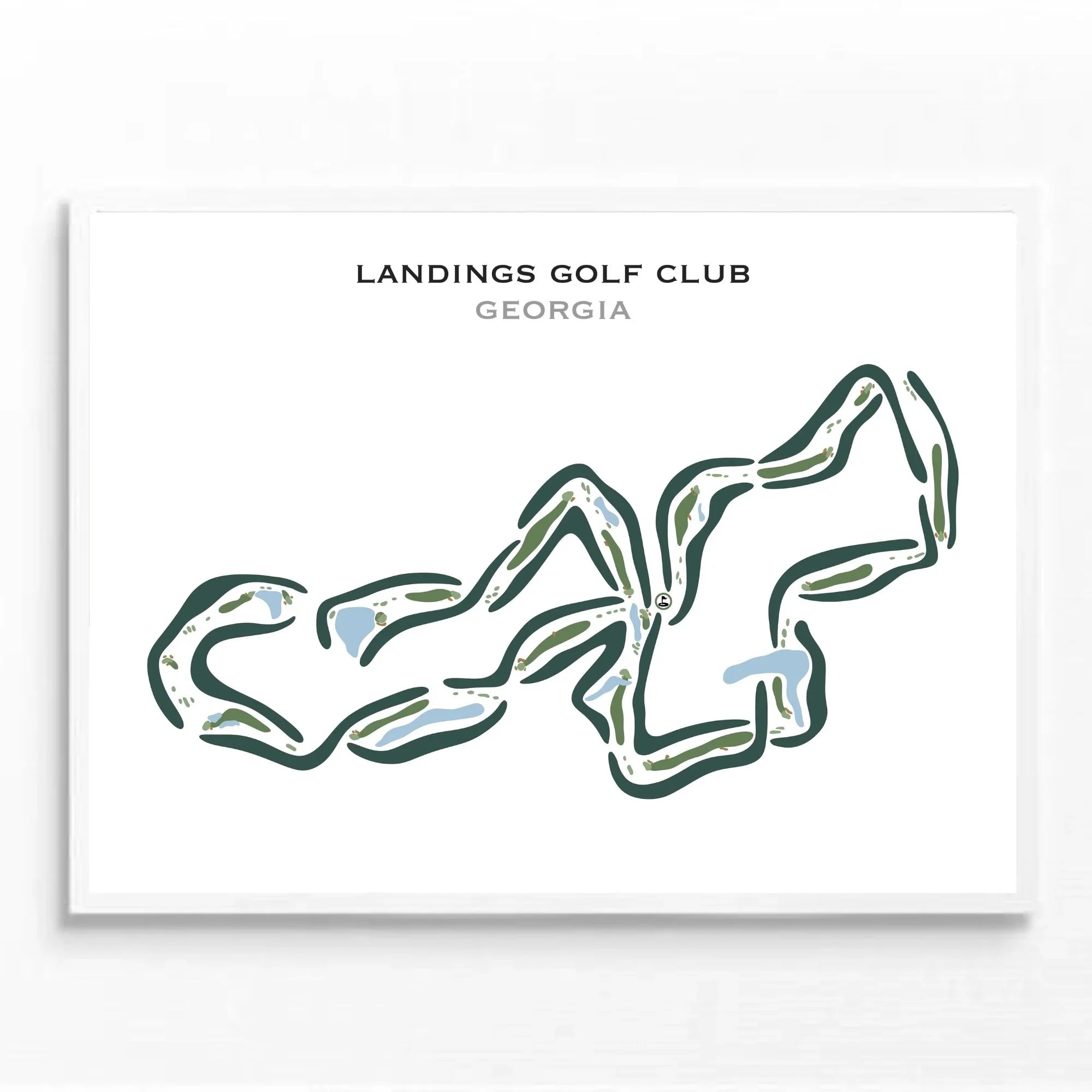 Landings Golf Club, Georgia - Printed Golf Courses