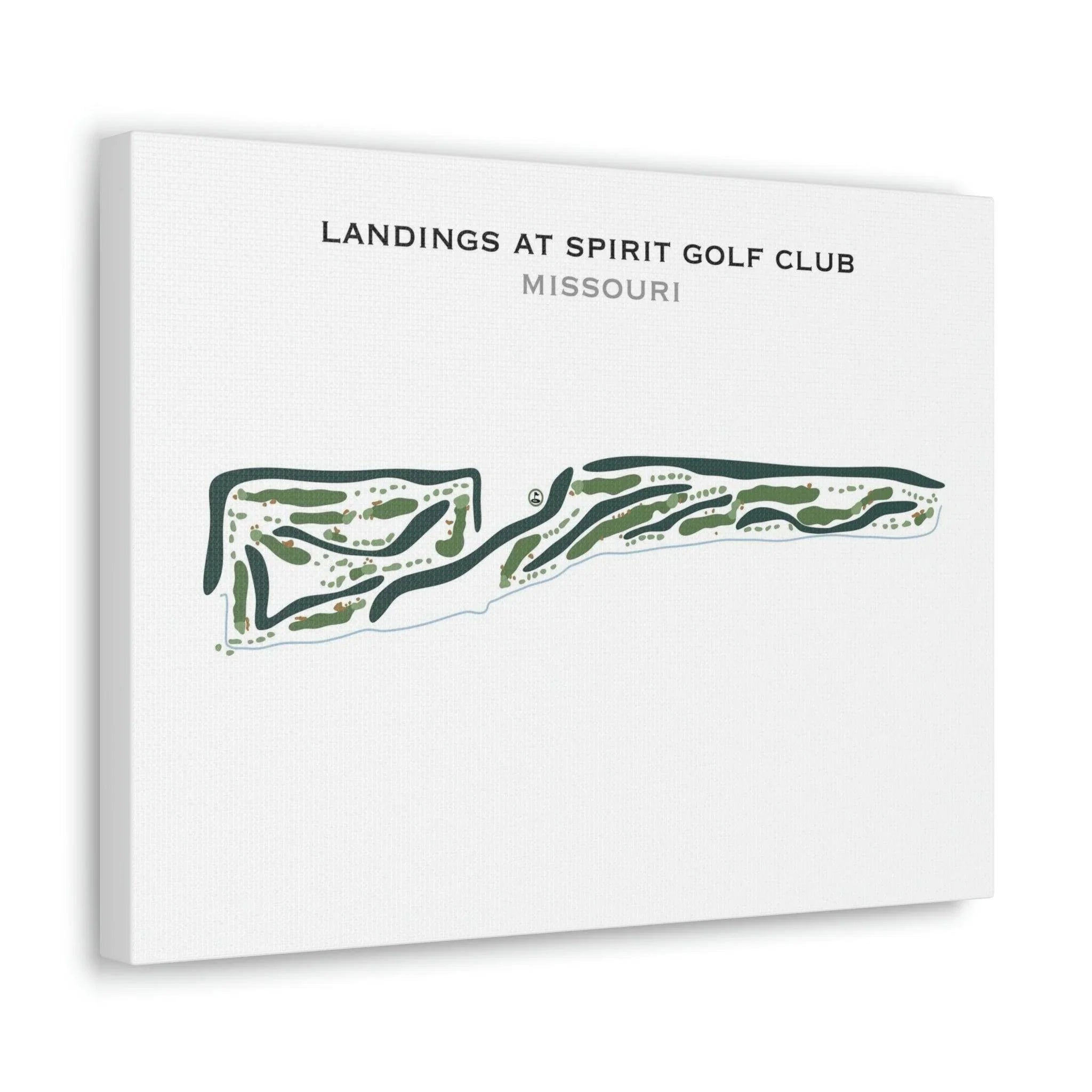 Landings At Spirit Golf Club, Missouri - Printed Golf Courses