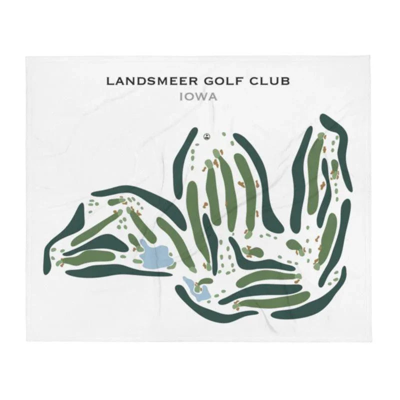 Landsmeer Golf Club, Iowa - Printed Golf Course