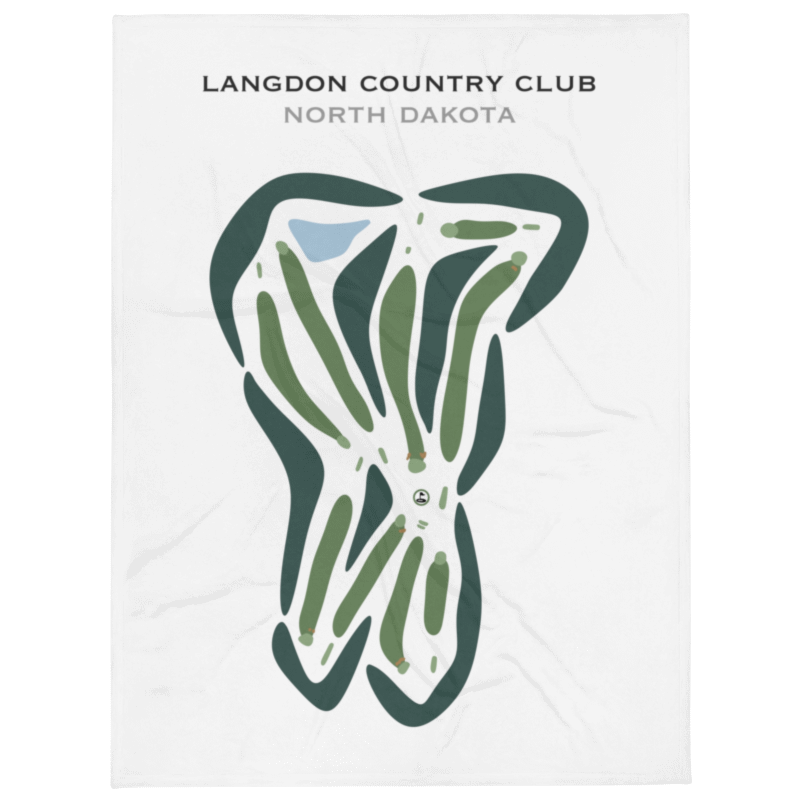 Langdon Country Club, North Dakota - Printed Golf Courses