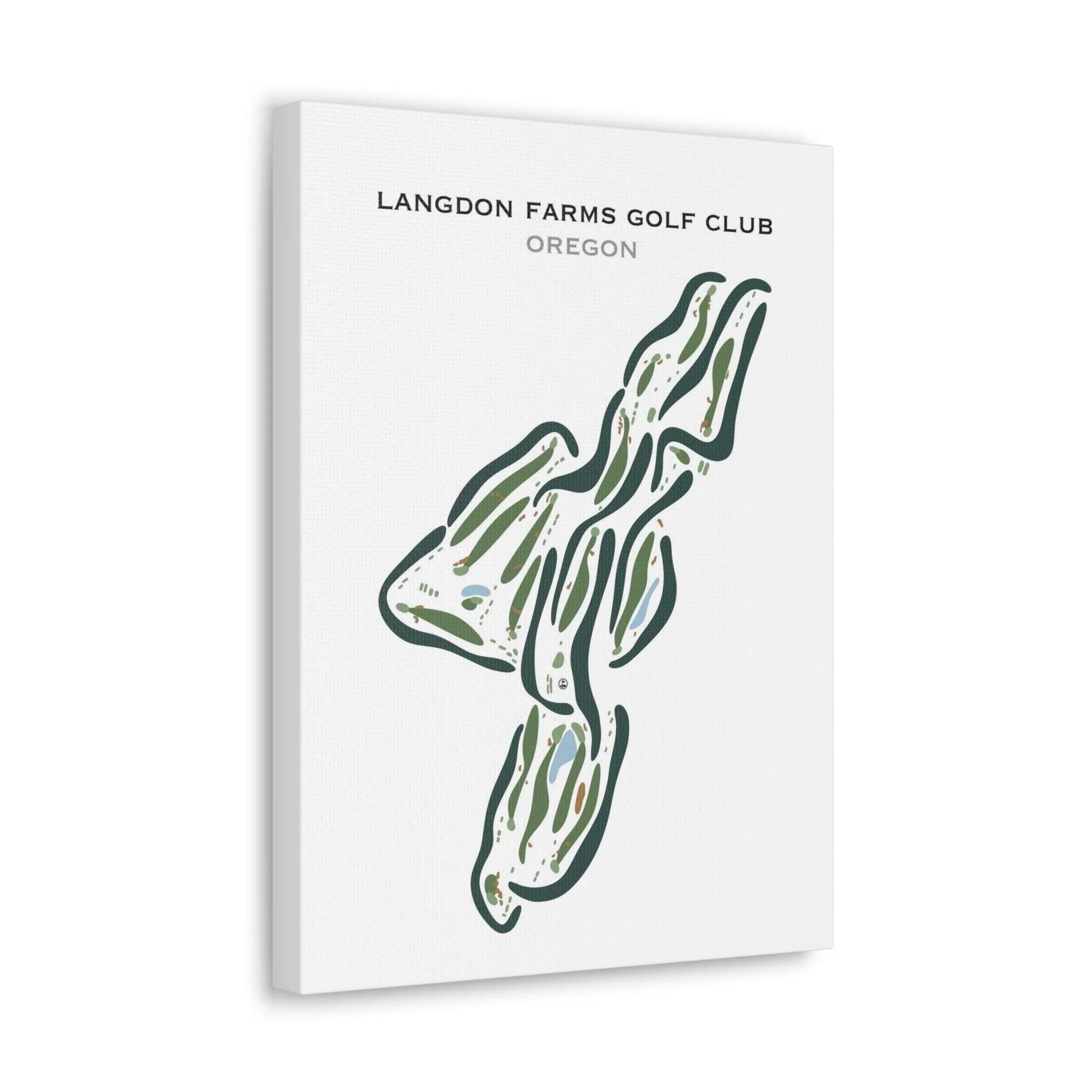 Langdon Farms Golf Club, Oregon - Printed Golf Courses